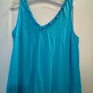 Lilly Pulitzer Turquoise Tank Top